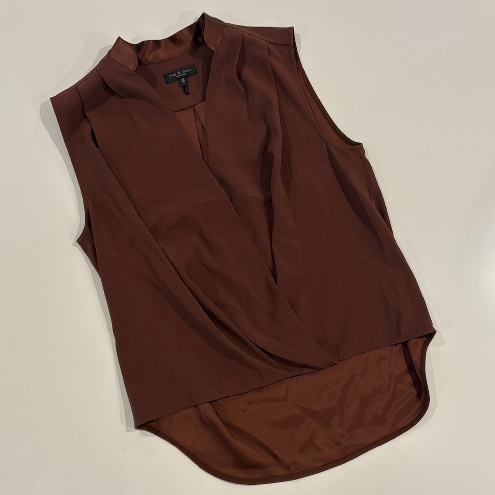 rag & bone Meredith Satin Blouse